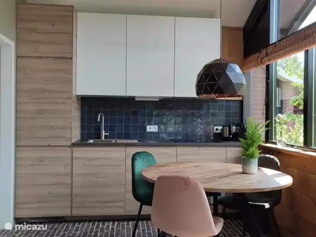 De keuken is van alle gemakken voorzien. Oven, vaatwasser, koel-vriescombinatie. Wij zorgen voor de vaatwastabletten en keukenlinnen. Ach eigenlijk is alles wel aanwezig in deze keuken. Vrij te gebruiken.